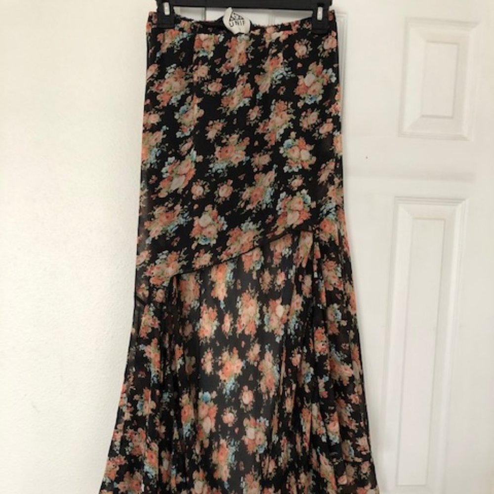 UNIF High Low Chiffon Skirt (S)